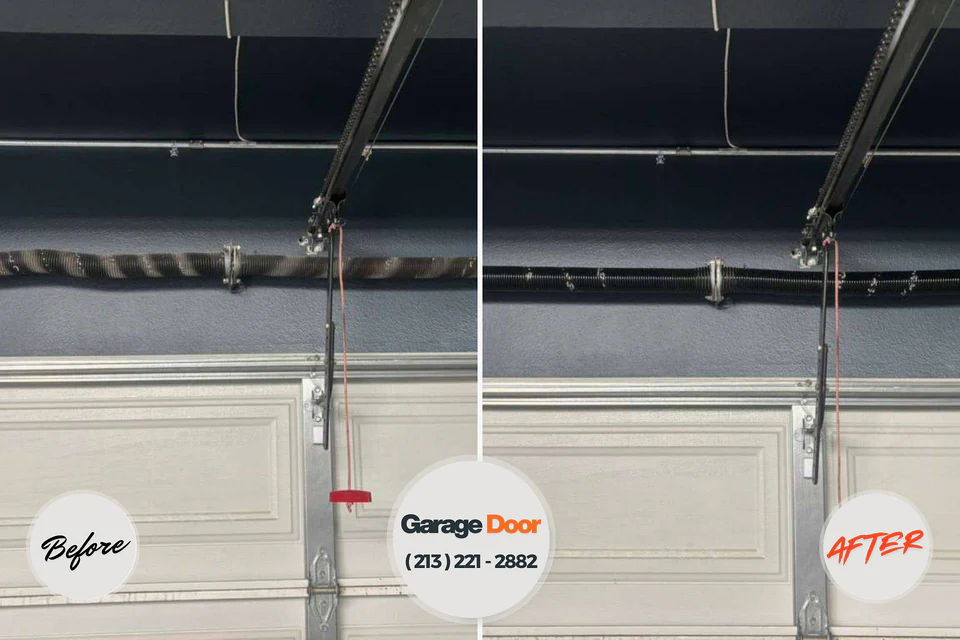 Before and after: garage door repair near me Maple Park